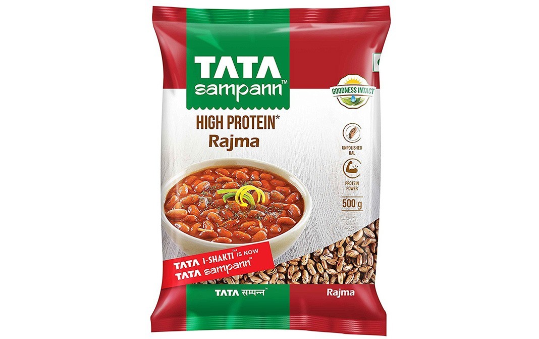 Tata Sampann High Protein Rajma    Pack  500 grams